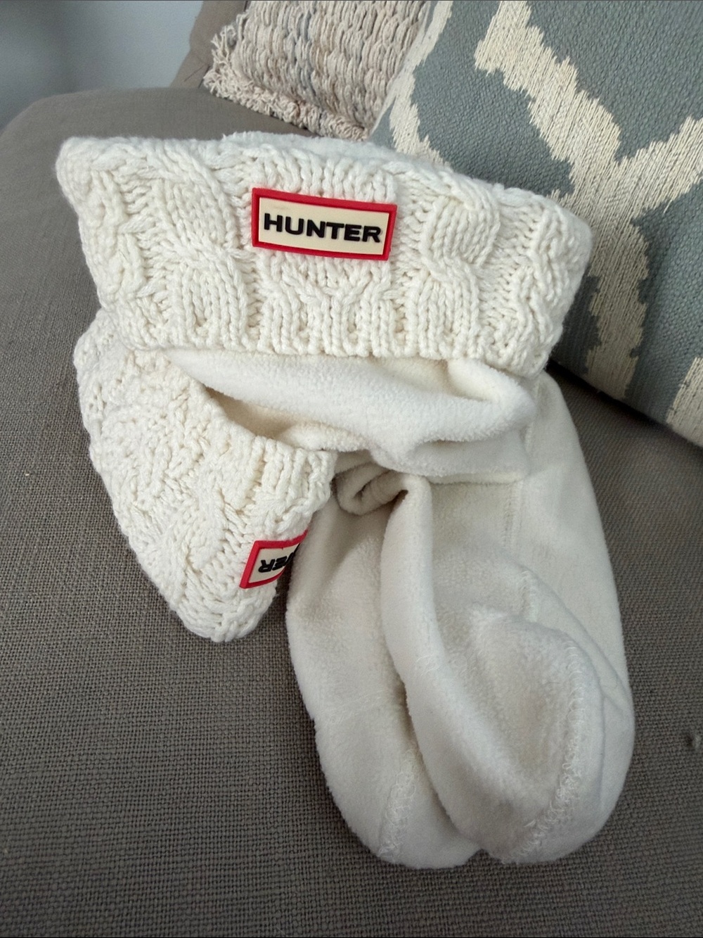 Hunter Thermal Lined Boot Socks - Cozy Knit Cuff